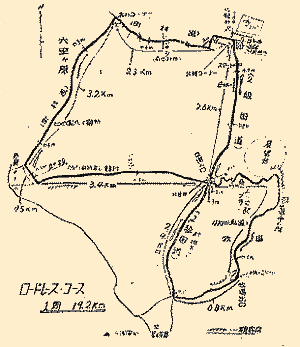 2級国道、町村道などをつないだ1周19.2kmの公道コース